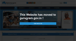 Desktop Screenshot of gurgaon.gov.in