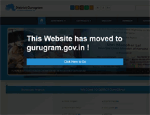 Tablet Screenshot of gurgaon.gov.in
